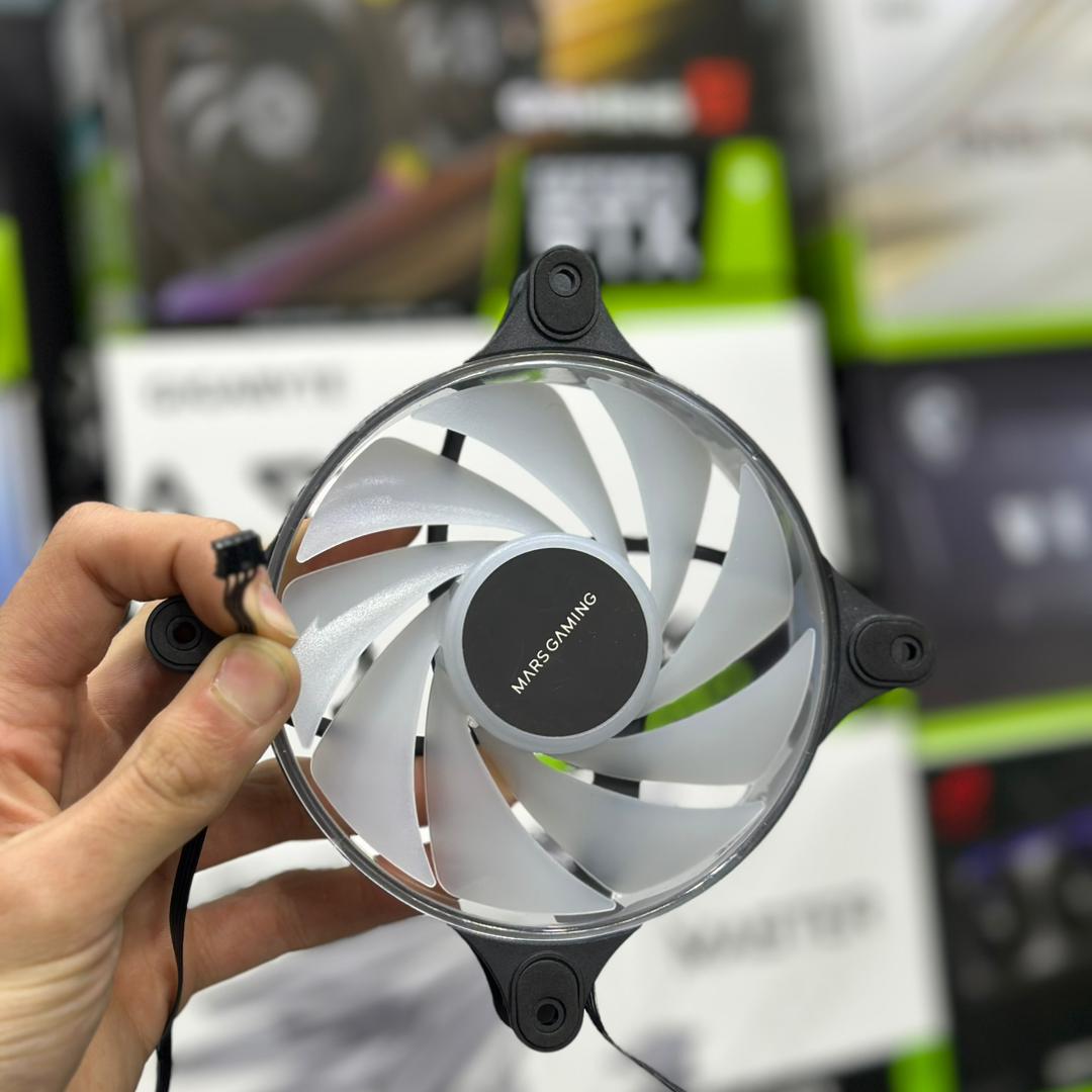 FAN MARS GAMING 4PIN BLACK ARGB